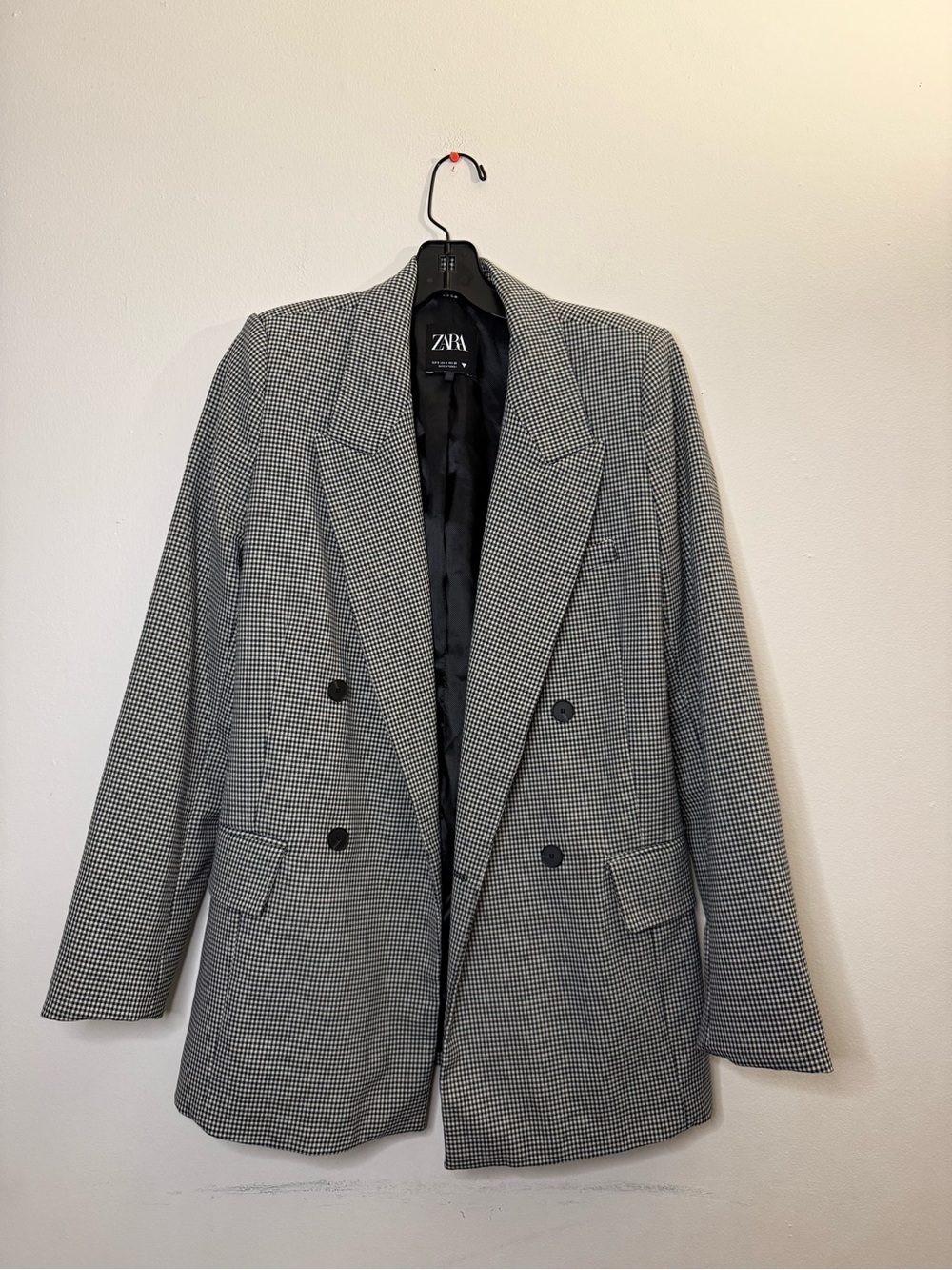 Zara houndstooth blazer